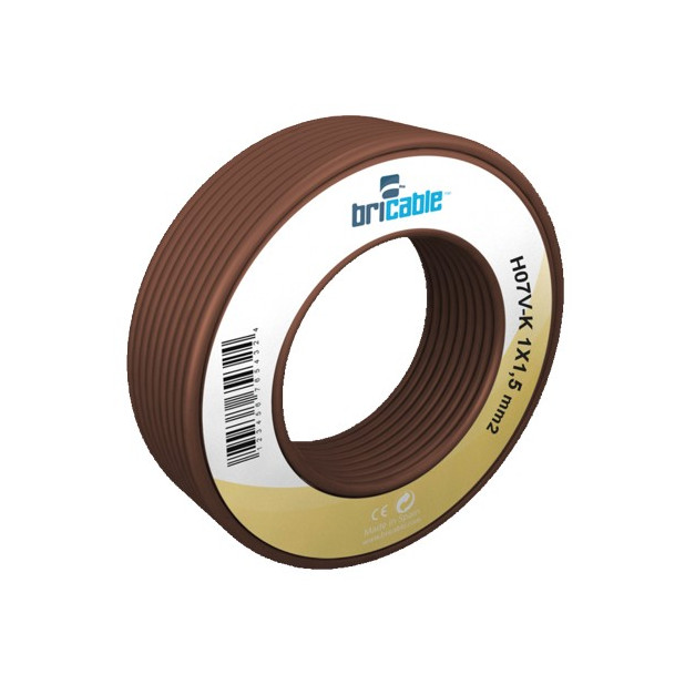 CABLE 1x2,5 H07V-K MARRON (ROLLO 10MTS)
