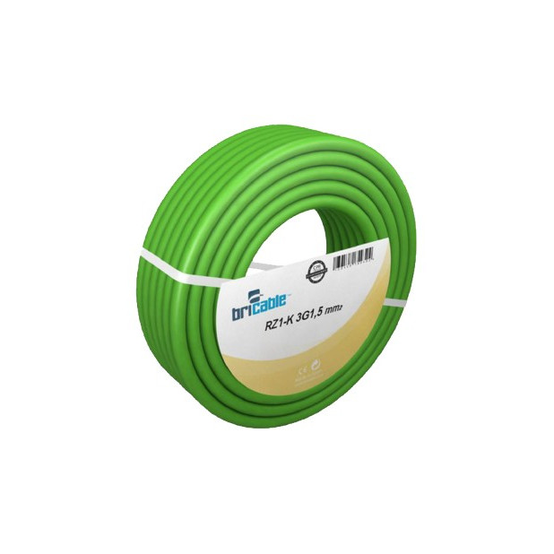 CABLE RZ1-K 3Gx2,5 0,6/1KV LIBRE HALOG.(25MTS)