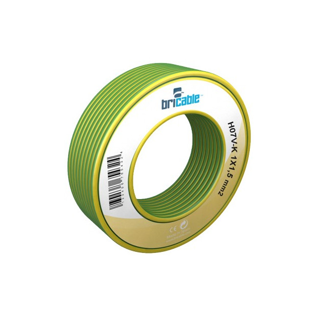 CABLE 1x2,5 H07V-K AM/VERDE (ROLLO 10MTS)