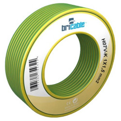 CABLE H07Z1-K (AS) 1x1,5 AM/VERDE R.100 (Por Metros)