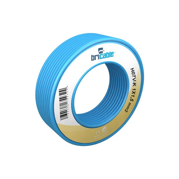 CABLE H07Z1-K (AS) 1x1,5 AZUL R.100 (Por Metros)