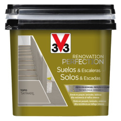 PINTURA SUELOS & ESCALERAS MARRON TOPO 2LTS