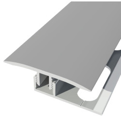 JUNTA DILATACION ALU.ACERO MATE (25) 35MM+BASE