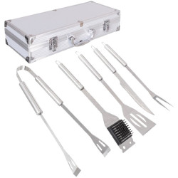 SET UTENSILIOS BARBACOA 37x15x8CM (5PZAS)