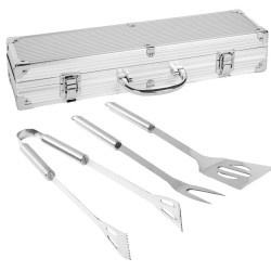 SET UTENSILIOS BARBACOA 37x10x8CM (3PZAS)