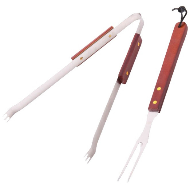 SET UTENSILIOS BARBACOA 37x7x3CM (2PZAS)