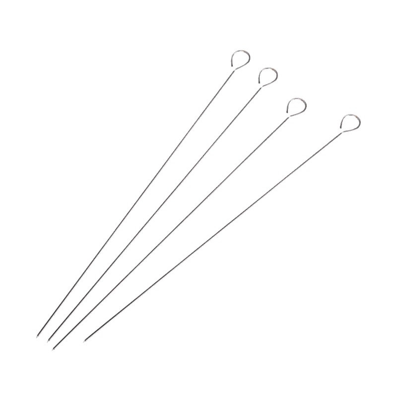 BROCHETA BARBACOA ACERO INOX 40x2x2CM