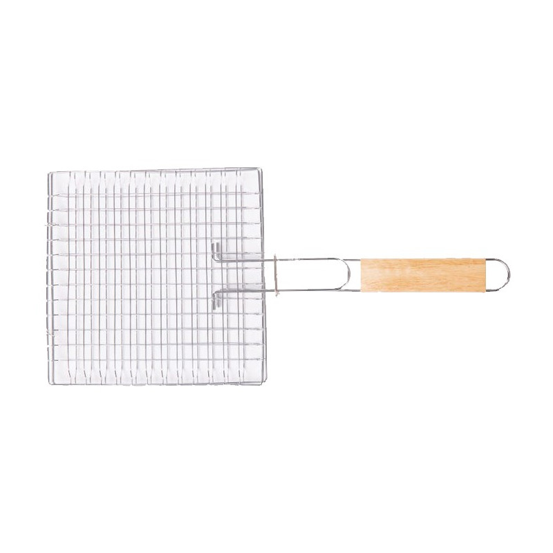 PARRILLA BARBACOA METAL CROMADA 46x22CM