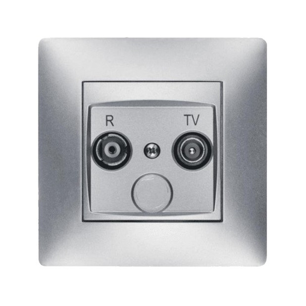 TOMA EMPOTRAR R-TV ALUMINIO