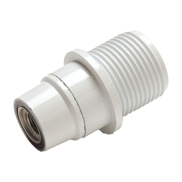 PORTALAMPARA BAQUELITA ROSCA 2A 250V E-14 BLANCO