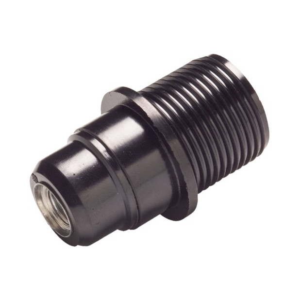 PORTALAMPARA BAQUELITA ROSCA 2A 250V E-14 BLANCO