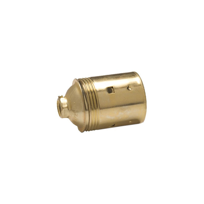PORTALAMPARA 4A 250V E-14 DORADO LISO