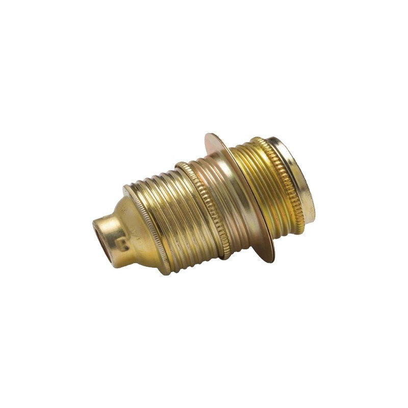PORTALAMPARA C/ARAN 4A 250V E-14 DORADO