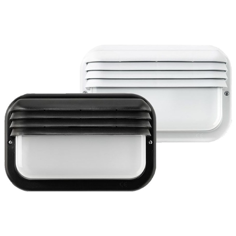 APLIQUE ECOLED HORIZONTAL E-27 18W IP44 BLANCO