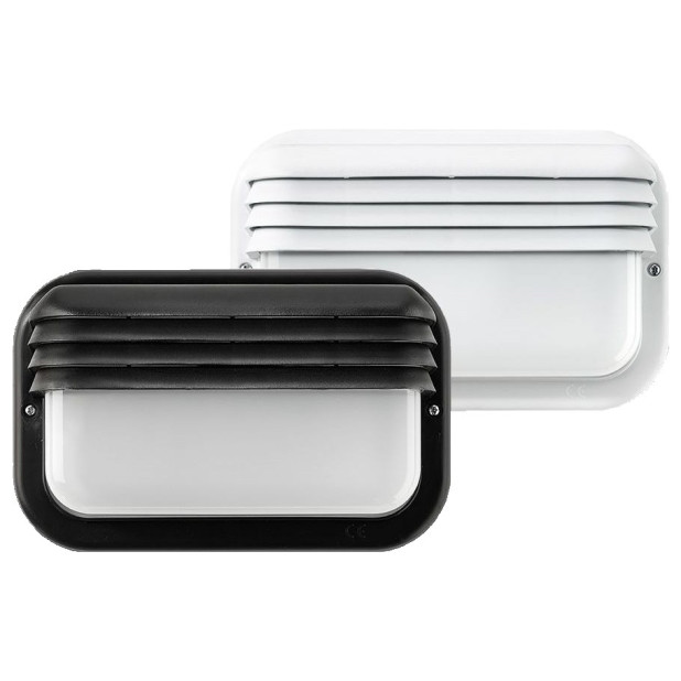 APLIQUE ECOLED HORIZONTAL E-27 18W IP44 BLANCO
