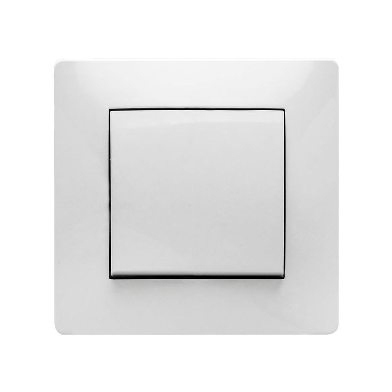 CONMUTADOR EMPOTRAR 10A 250V BLANCO