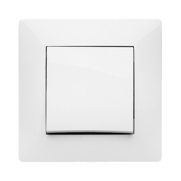 PULSADOR EMPOTRAR 10A 250V BLANCO