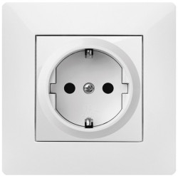 BASE EMP. 2P+T 16A 250V BLANCO