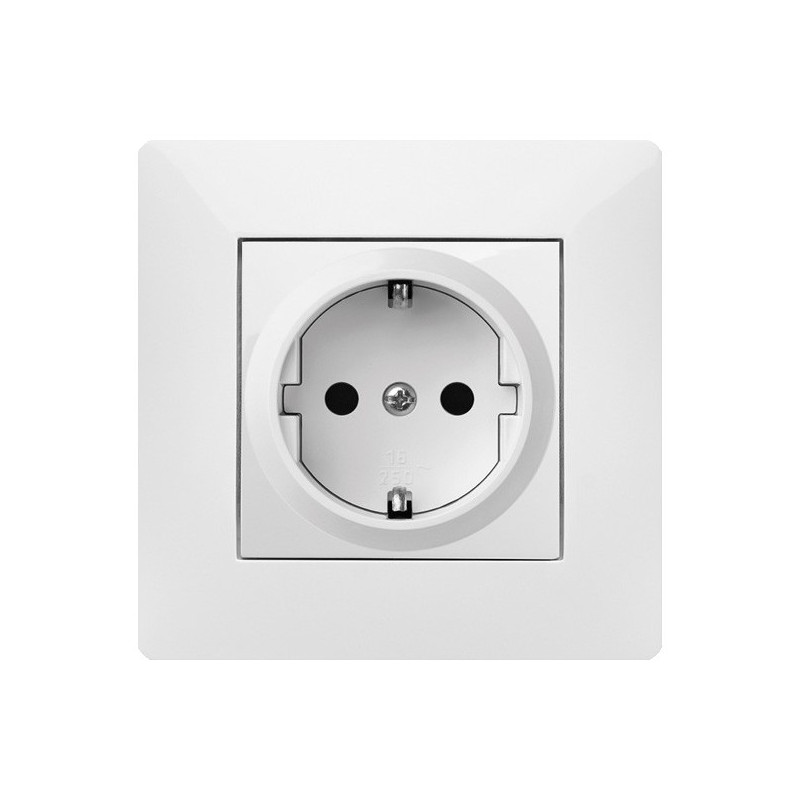 BASE EMP. 2P+T 16A 250V BLANCO