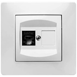 TOMA TELEFONO RJ-45 BLANCO