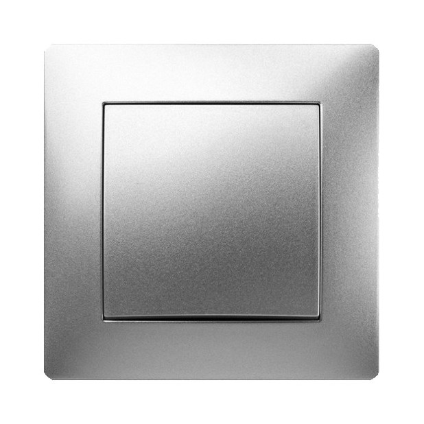 CONMUTADOR EMPOTRAR 10A 250V ALUMINIO