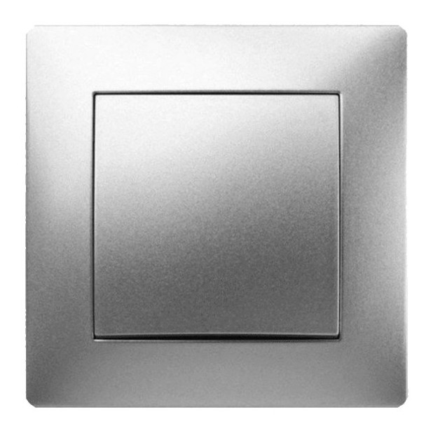 CRUZAMIENTO EMPOTRAR 10A 250V ALUMINIO