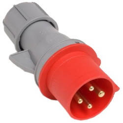 BASE MOVIL RECT. 2P+T 16A 250V IP20