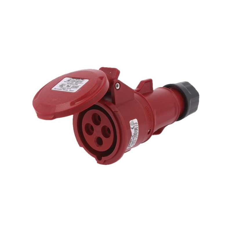 BASE IND.MOV.3P+T 16A 400V IP44