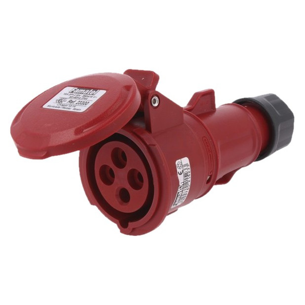 BASE IND.MOV.3P+T 16A 400V IP44