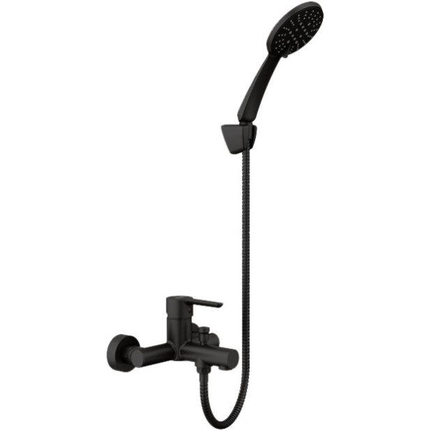 MONOMANDO BAÑO C/KIT OSLO NEGRO