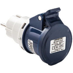 ADAPTADOR IND. 2P+T 16A 250V IP20 2P+T/2P+T