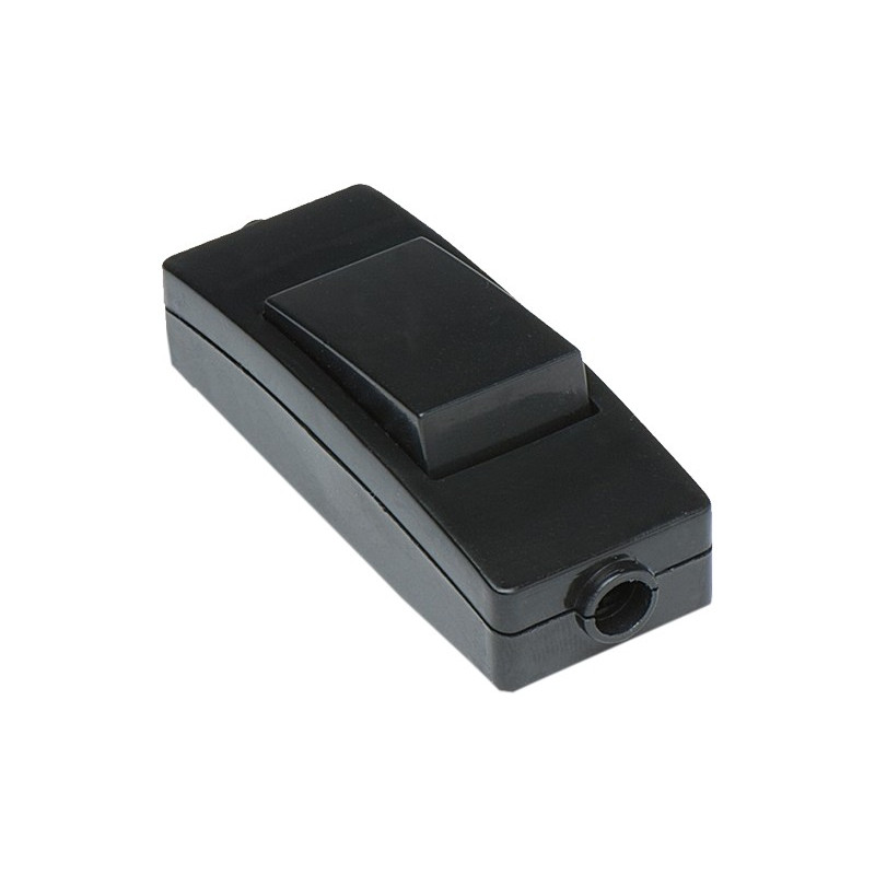 INTERRUPTOR PASO 2P 2A 250V NEGRO