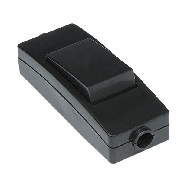 INTERRUPTOR PASO 2P 2A 250V NEGRO