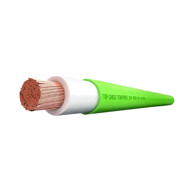 CABLE UNIPOLAR 1X4 HO7Z1-K AMA/VER R.100M (por Metro)