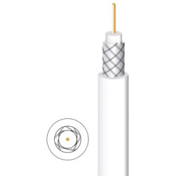 CABLE TV 21 BLANCO R.300M (por Metro)