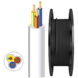 CABLE MANGUERA 2x1.5 NEGRO R.200M (por Metros)