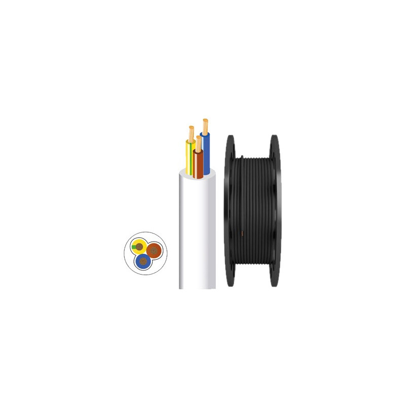CABLE MANGUERA 2x1.5 NEGRO R.200M (por Metros)