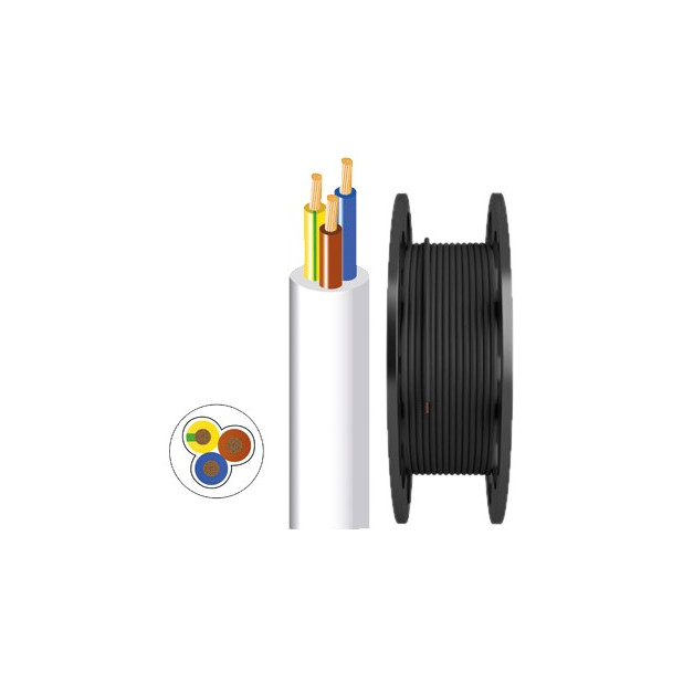 CABLE MANGUERA 3x2.5 NEGRO R.150M (por Metros)