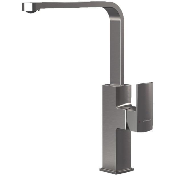 MONOMANDO FREGADERO ALPINA GUNMETAL SQUARE