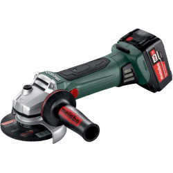 AMOLADORA METABO W18 LTX 125 QUICK 18V 2X4AH LITIO