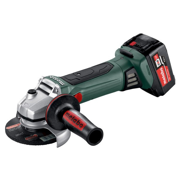 AMOLADORA METABO W18 LTX 125 QUICK 18V 2X4AH LITIO
