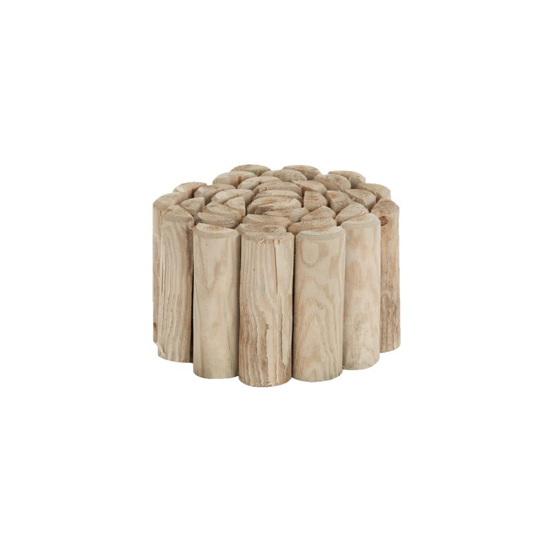 BORDE DE MADERA 2,50x0,40 MTS.DIA.7CM.