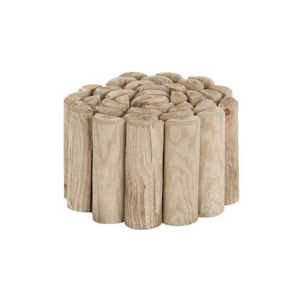 BORDE DE MADERA 2,50x0,40 MTS.DIA.7CM.