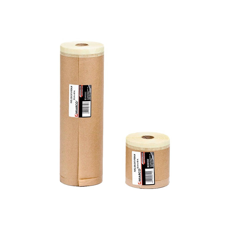 PAPEL KRAFT C/CINTA 20mts.x10cm