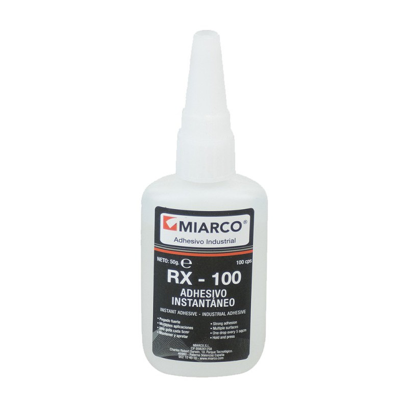 PEGAMENTO DE CIANOCRILATO RX-100 50GR.