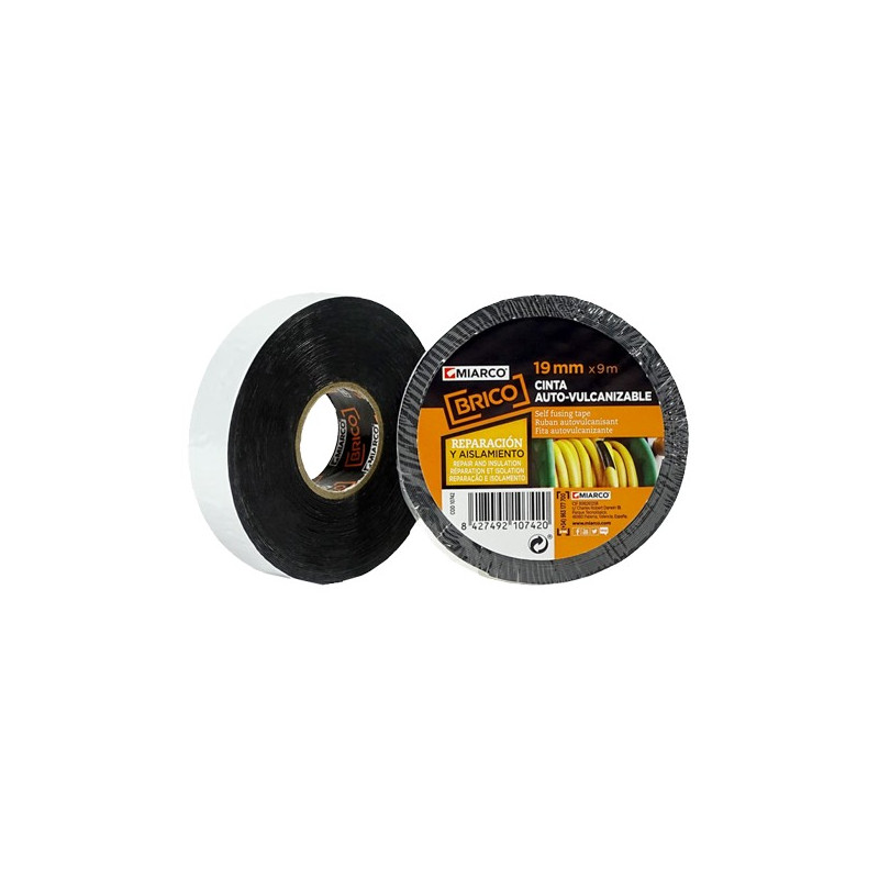 CINTA AUTO VULCANIZABLE BRICO 19mmx9MTS