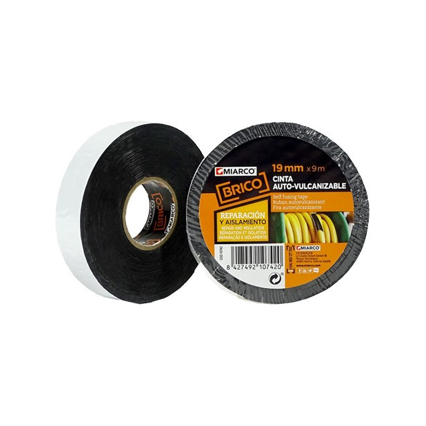 CINTA AUTO VULCANIZABLE BRICO 19mmx9MTS