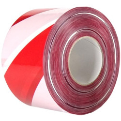 CINTA BALIZA BLANCA/ROJA 70MMx200M