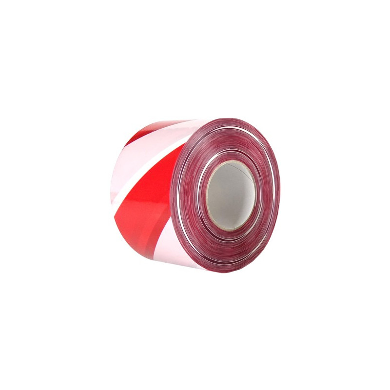 CINTA BALIZA BLANCA/ROJA 70MMx200M