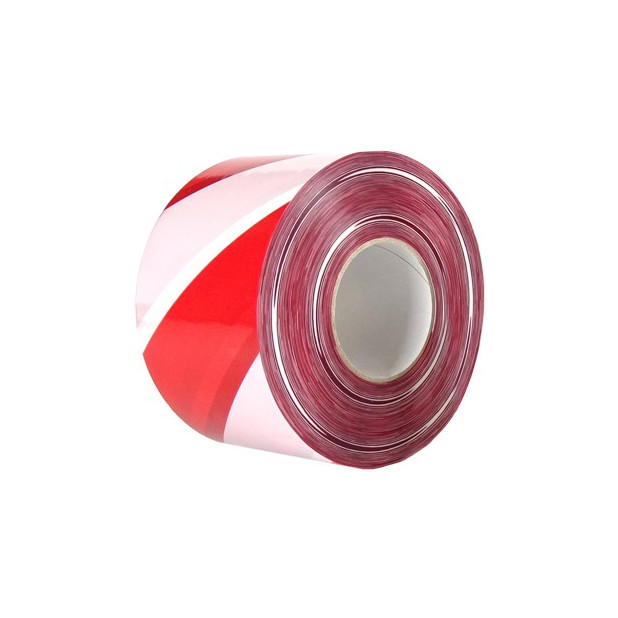 CINTA BALIZA BLANCA/ROJA 70MMx200M